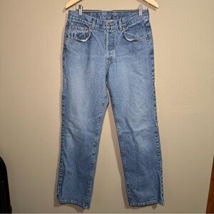 Vintage Lucky Brand Dungarees Button Fly 90's Denim Jeans Womens Size - 10/30